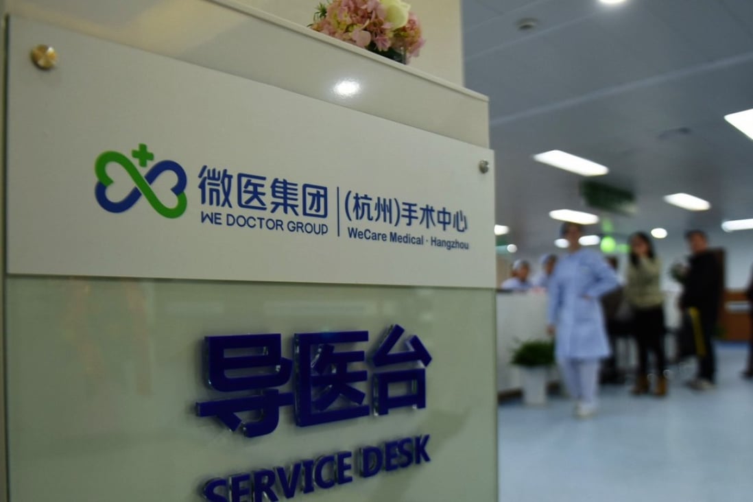 WeDoctor Group, China’s first online operation medical centre, is tying up with Hong Kong health care products distributor idsMED to tap China’s medical e-commerce market. Photo: Imaginechina