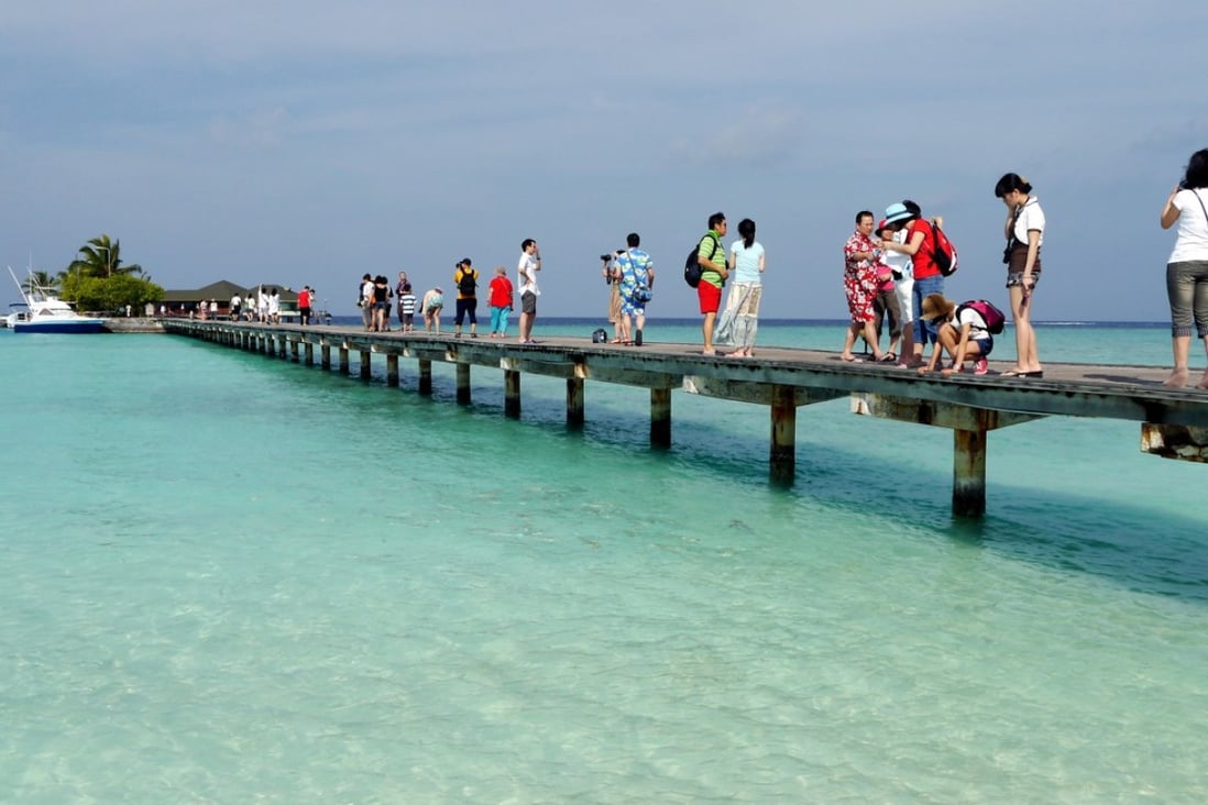 The Maldives is a popular spot for Chinese holidaymakers. Photo: Imaginechina