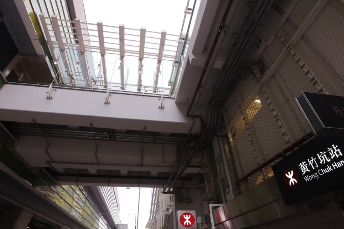 MTR says it could put up a site atop the station for tender this year. Photo: Felix Wong