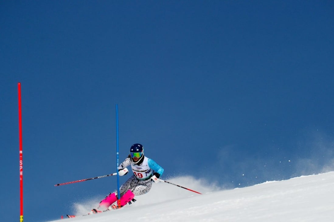 Hong Kong skier Arabella Ng.