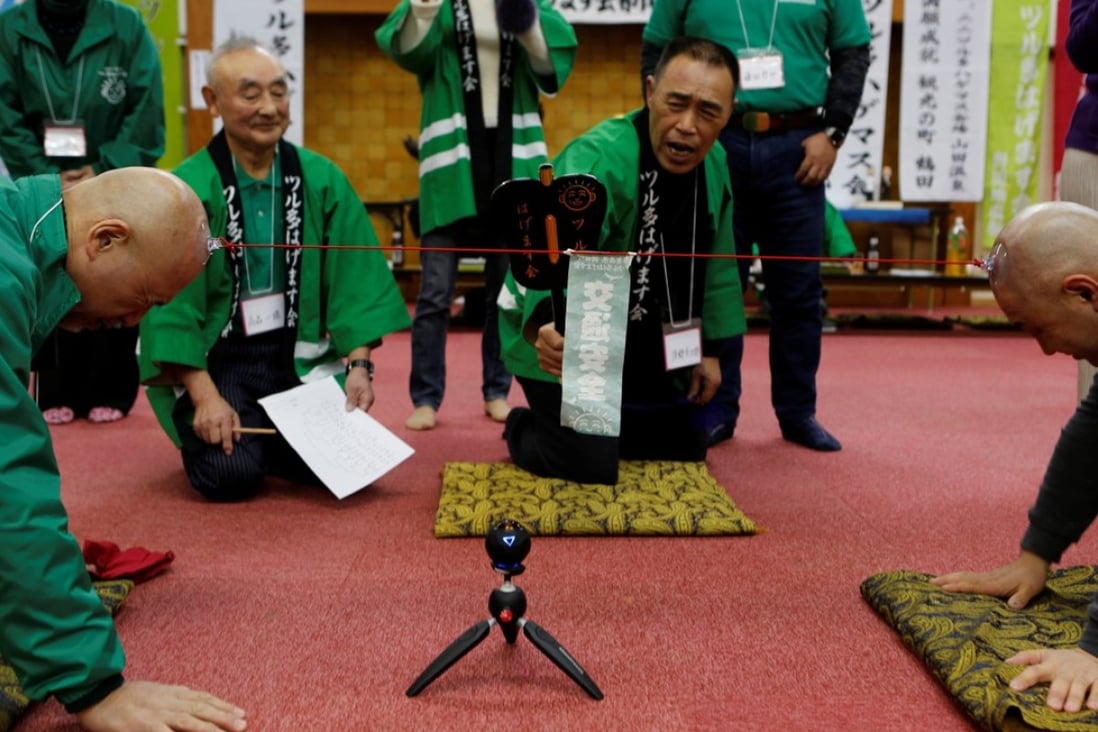 Japan’s Bald Men Club may run out of participants for their unique take on tug-of-war after scientists discovered a breakthrough in the treatment of hair loss. Photo: Reuters