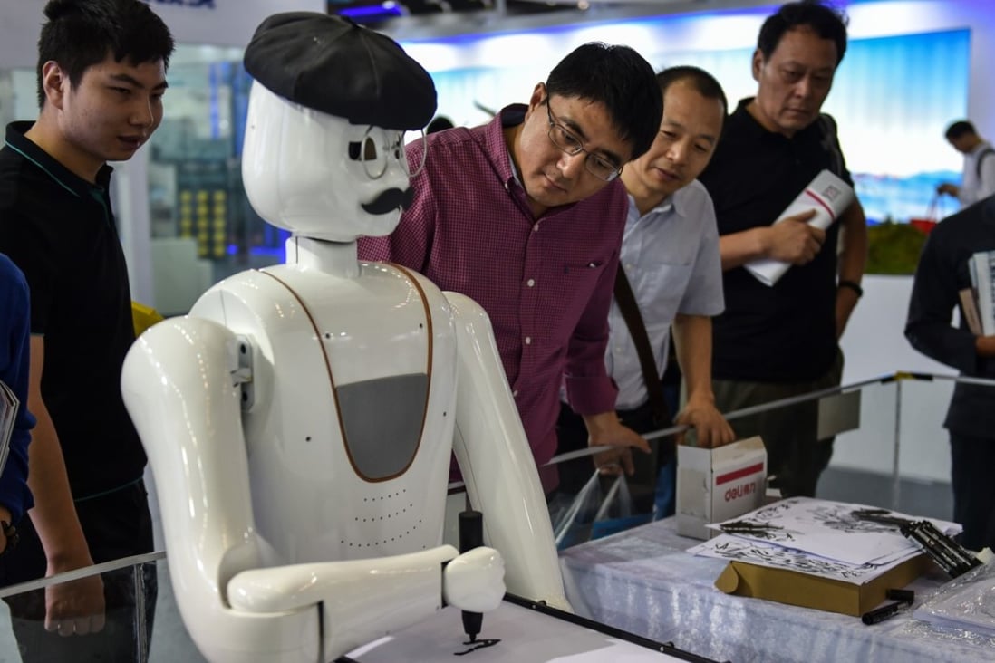 The survey results from China contrasted with those from other countries, where people were generally pessimistic about the impact of artificial intelligence. Photo: Xinhua