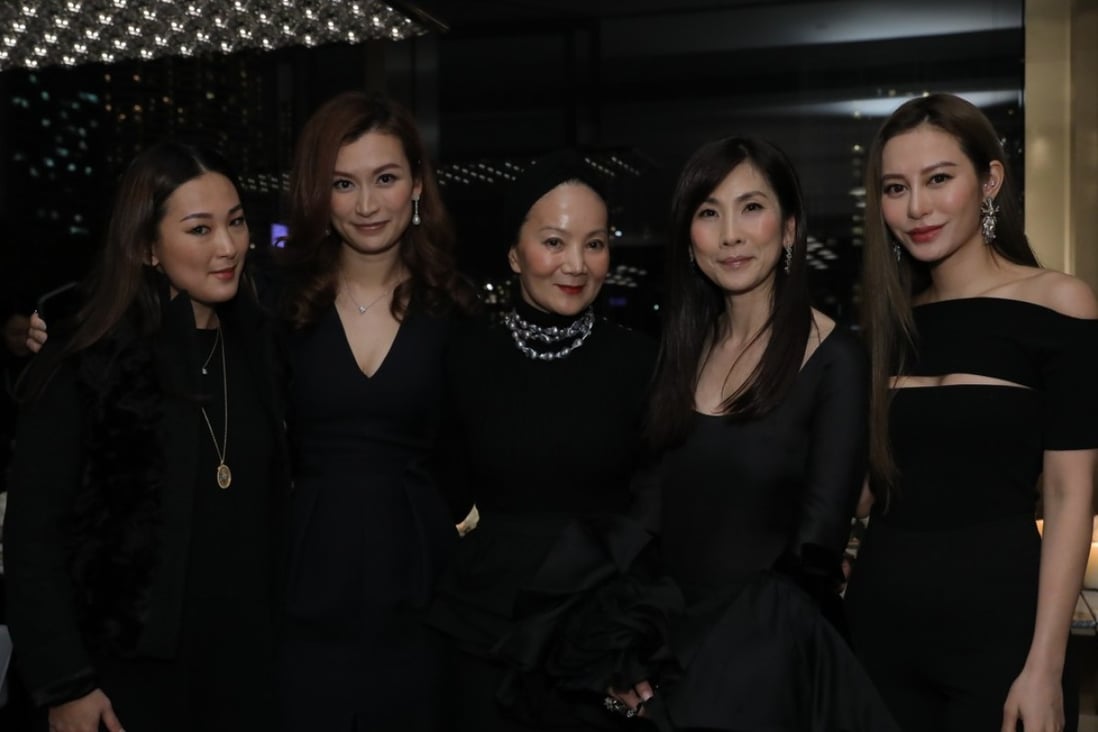 Antonia Li, Colleen Yu-Fung, Reina Chau, Ming Ho-Tang and Elly Lam at La Prairie’s A Drop of Magic Gala Dinner