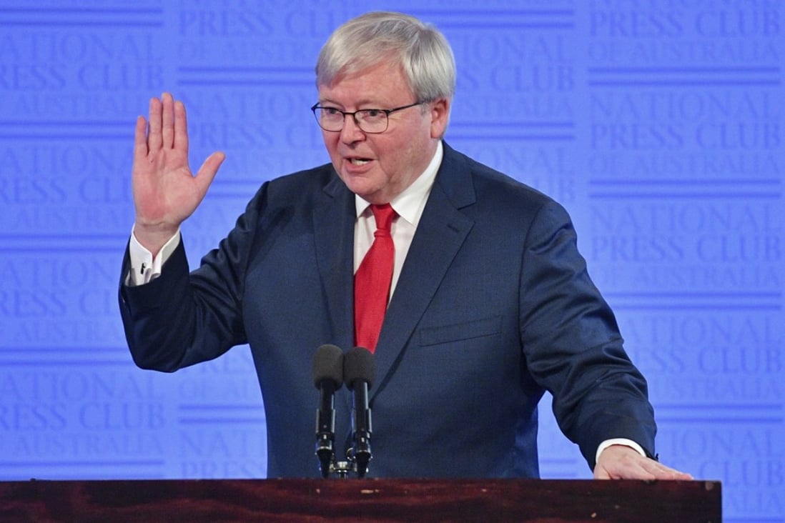 Former Pm Kevin Rudd Accuses Turnbulls Government Of ‘anti Chinese Jihad South China Morning