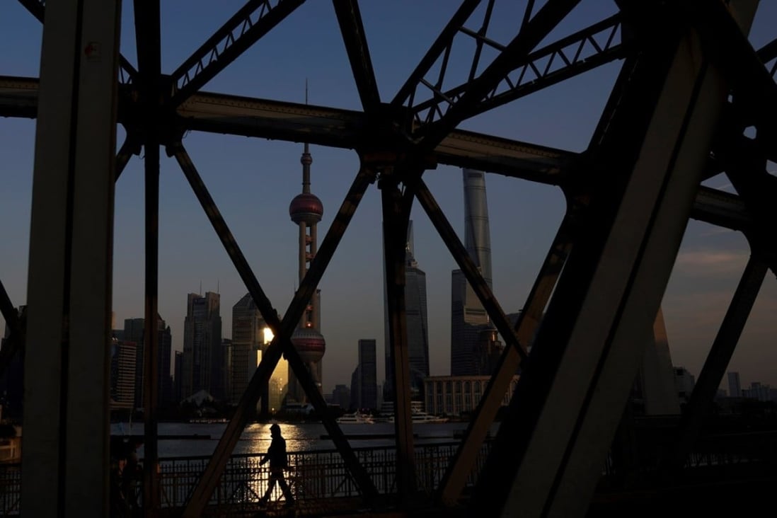 The new development could rival Shanghai’s existing financial district of Pudong, pictured. Photo: Reuters