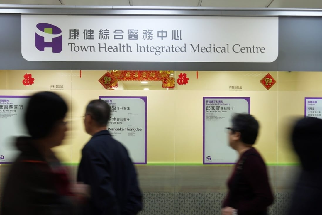 A Town Health International Medical Group clinic in Hong Kong’s Sha Tin district. Photo: Xiaomei Chen