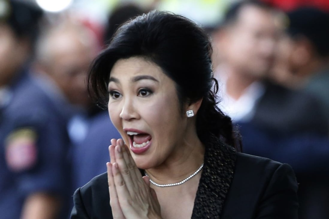 Deposed Thai Prime Minister Yingluck Shinawatra arrived in Hong Kong on Tuesday as it has no extradition treaty with Thailand, according a source. Photo: AP