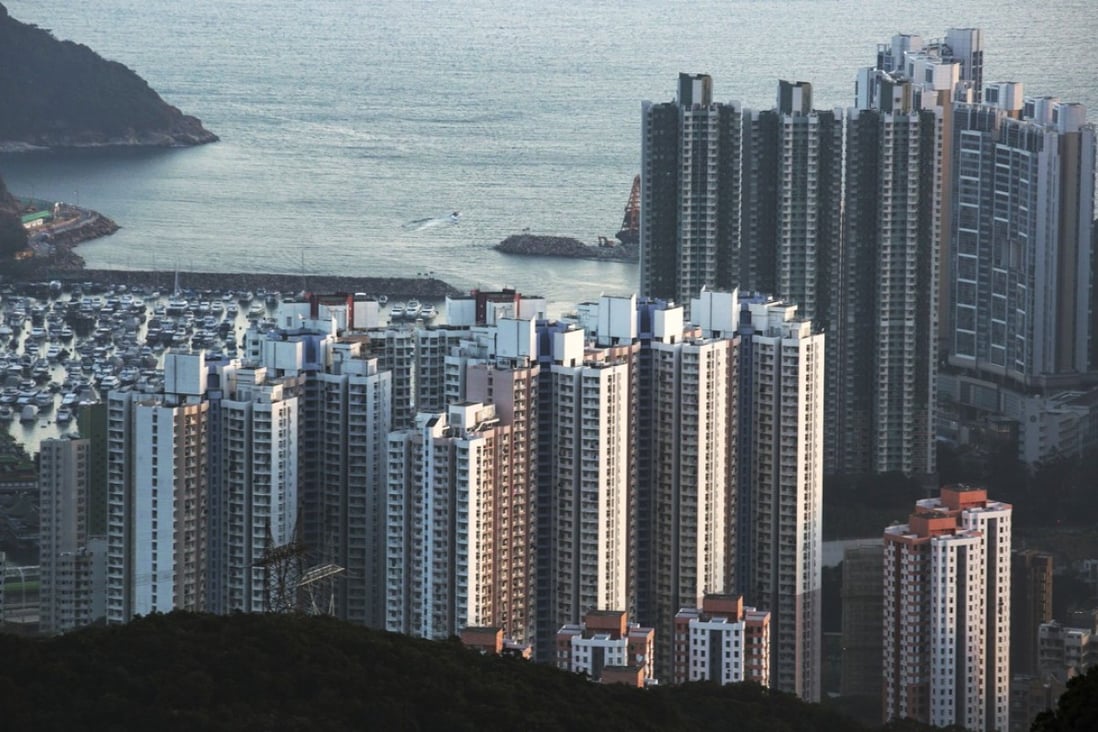 Residential buildings in the Aberdeen area of Hong Kong. There were a record number of transactions in the Year of the Rooster in Hong Kong. Photo: Bloomberg