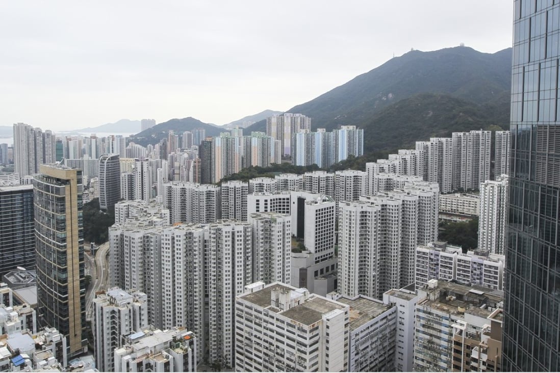 Residential buildings in Hong Kong. Some developers have been quickly reselling land they bought from the government as a hedge against the possibility of falling property prices. Photo: Roy Issa