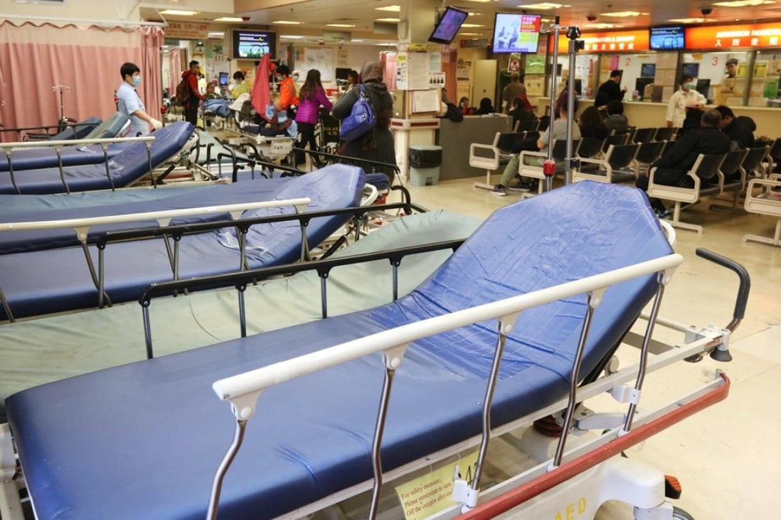 Hong Kong A&E units see rise in number of severe patients as winter flu