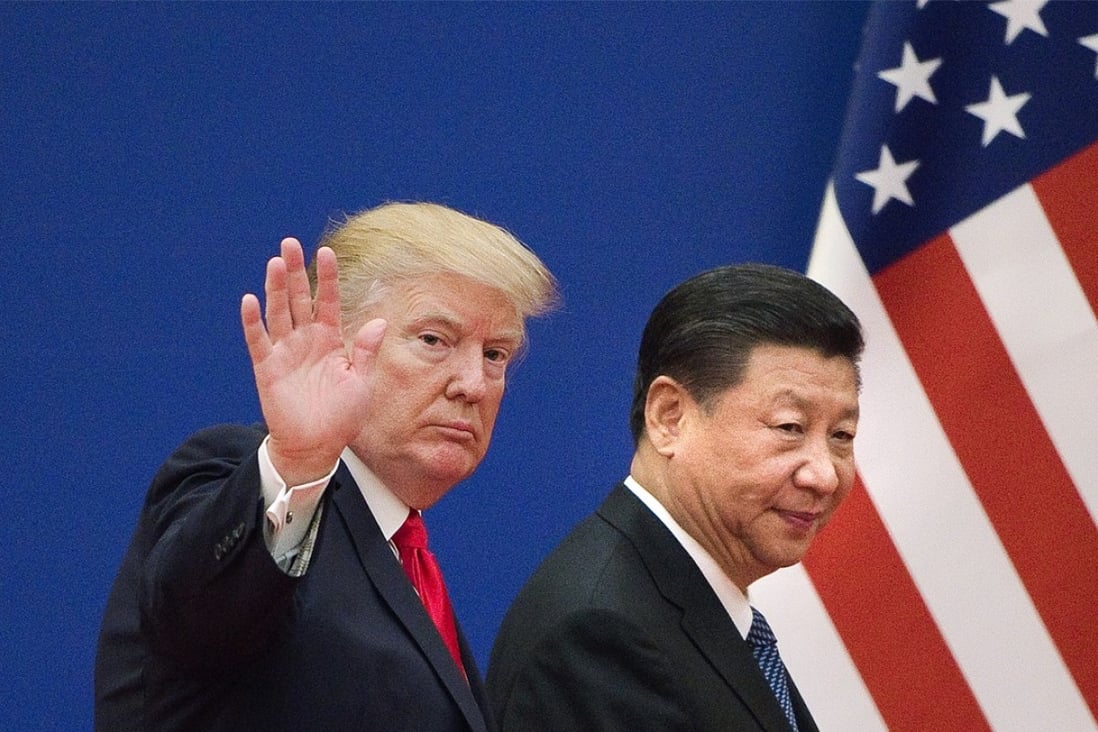 US President Donald Trump (left) has been “very clear from his first meeting with President Xi that we have a large trade imbalance”, US Treasury Secretary Steven Mnuchin said. Photo: AFP