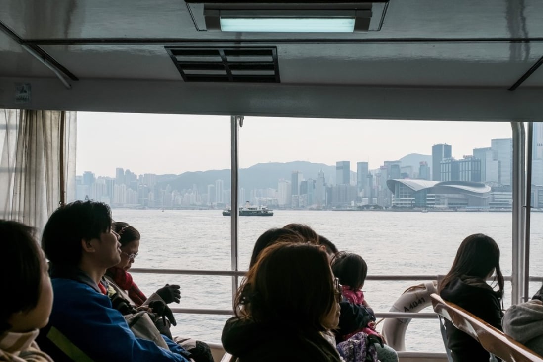 Tourists cross Hong Kong’s Victoria Harbour in a ferry. Of the two funds, the life insurance kitty will be worth HK$1.2 billion, and another, at HK$75 million, will cover general insurers. Photo: Bloomberg