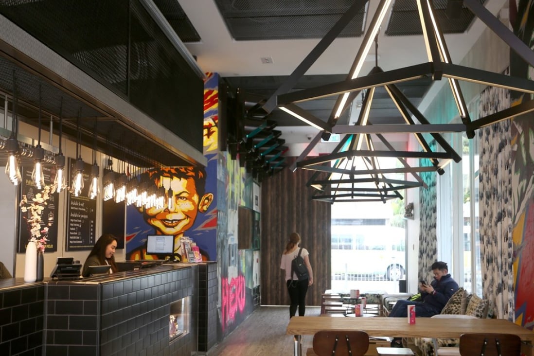 The Mojo Nomad Aberdeen Harbour in Wong Chuk Hang has been converted into a co-living space. Photo: Xiaomei Chen