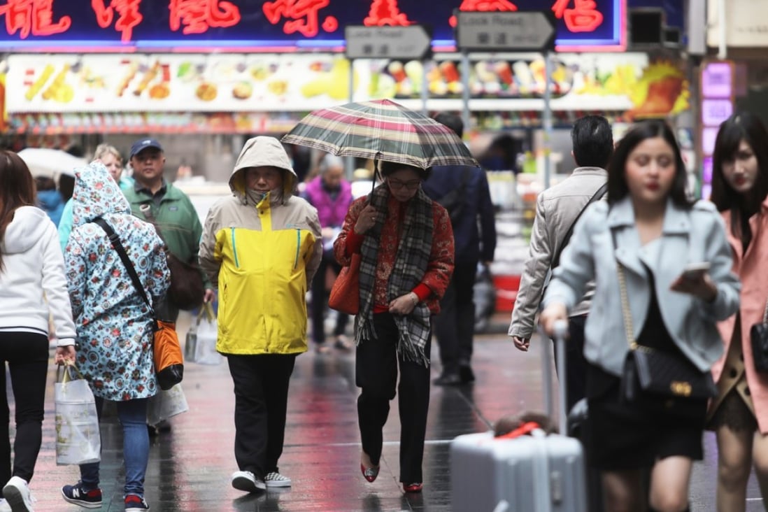 Cold weather warning issued as monsoon brings rain to Hong Kong | South ...