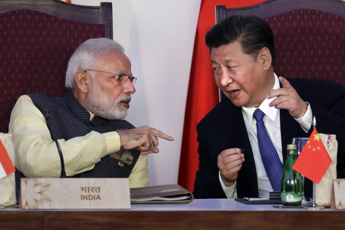 Indian Prime Minister Narendra Modi and Chinese President Xi Jinping. Photo: AP