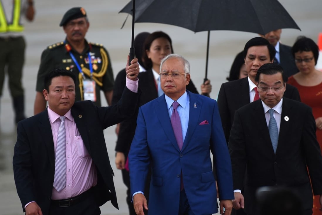 Will Najib Razak be able to weather the storm of rising food prices? Probably. Photo: AFP