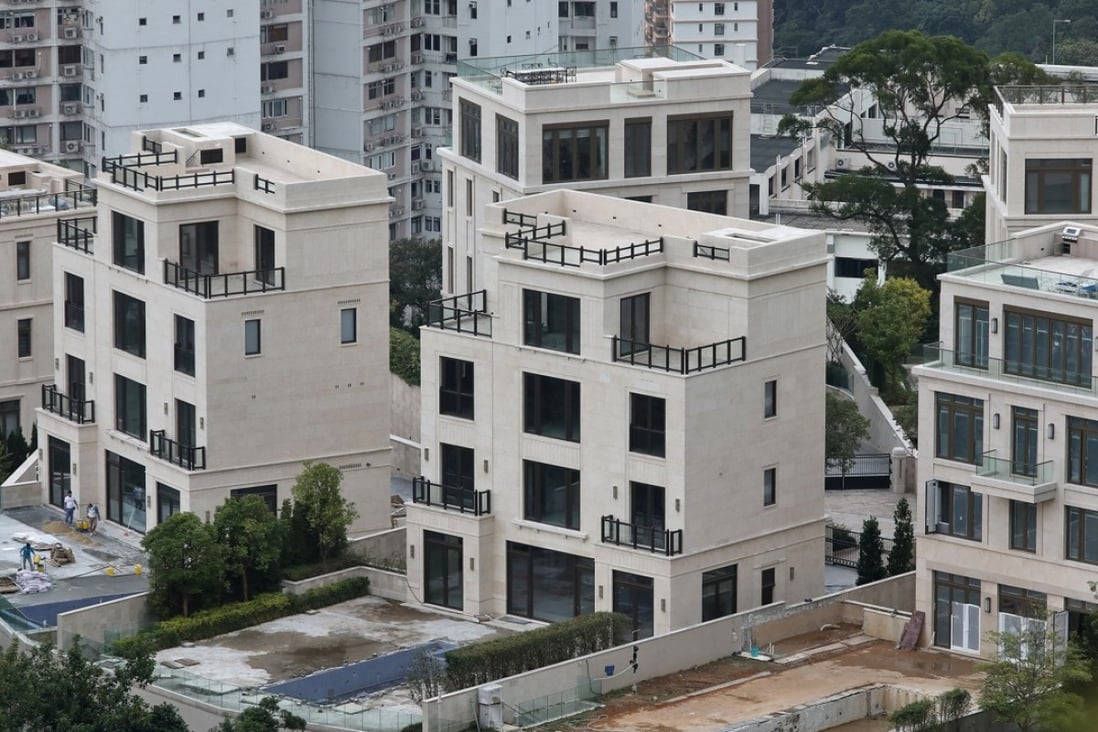 Houses at Mount Nicholson, The Peak in Hong Kong, the location of Asia’s second most expensive homes in terms of cost per square foot. Photo: Sam Tsang