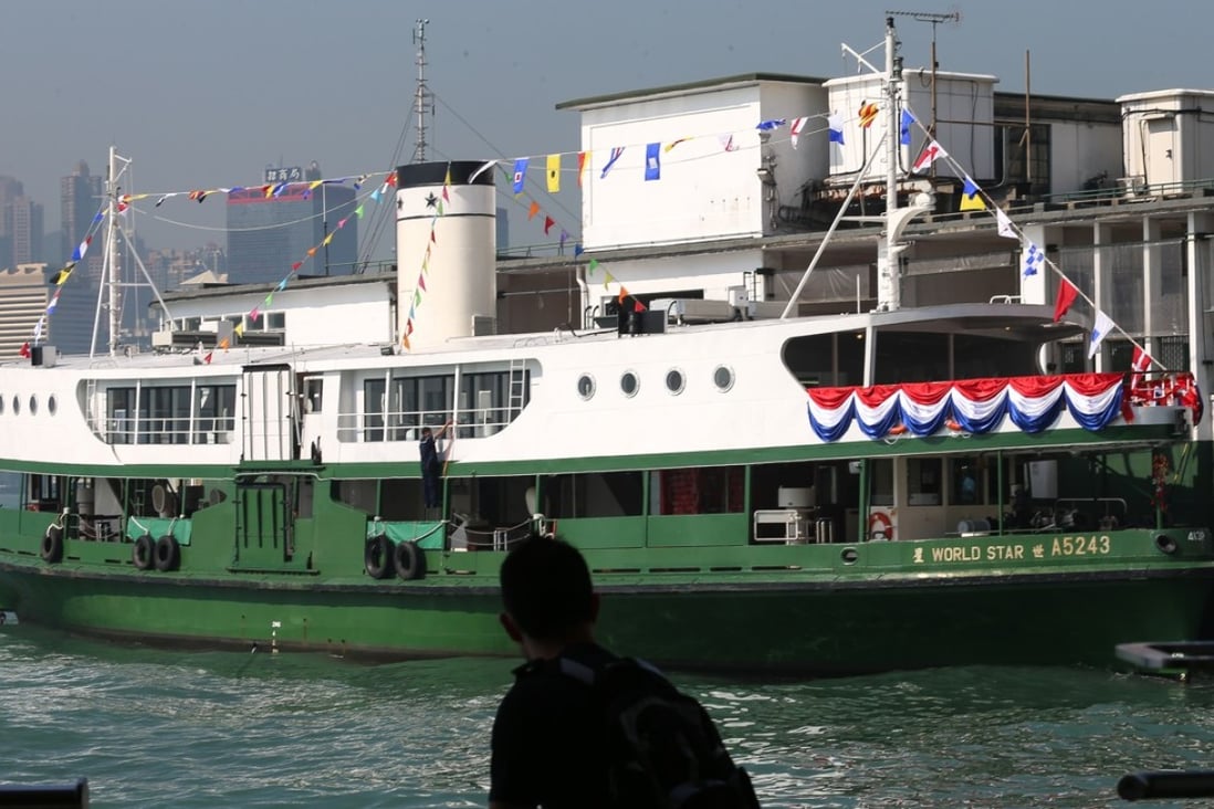An iconic Star Ferry vessel in Victoria Harbour. Photo: Sam Tsang. Photo: K.Y. Cheng
