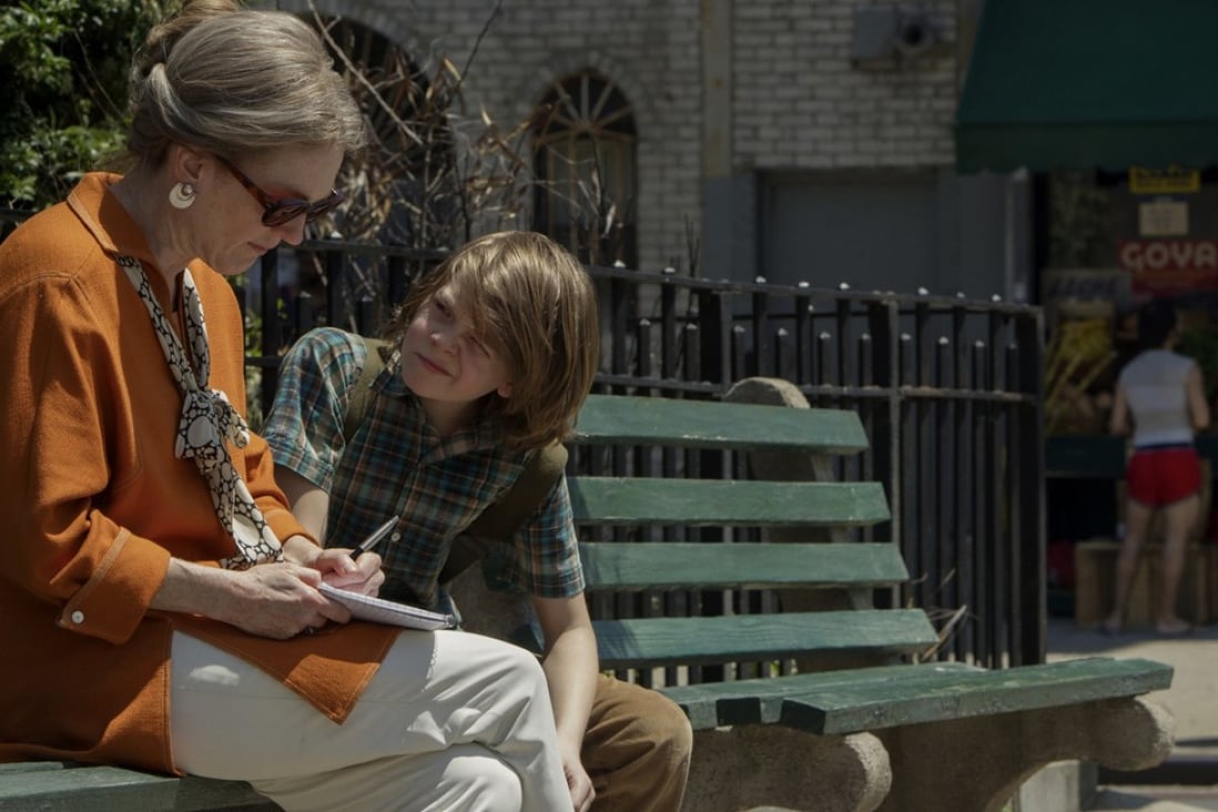 Julianne Moore and Oakes Fegley in a still from Wonderstruck (category: I). Directed by Todd Haynes, the film co-stars