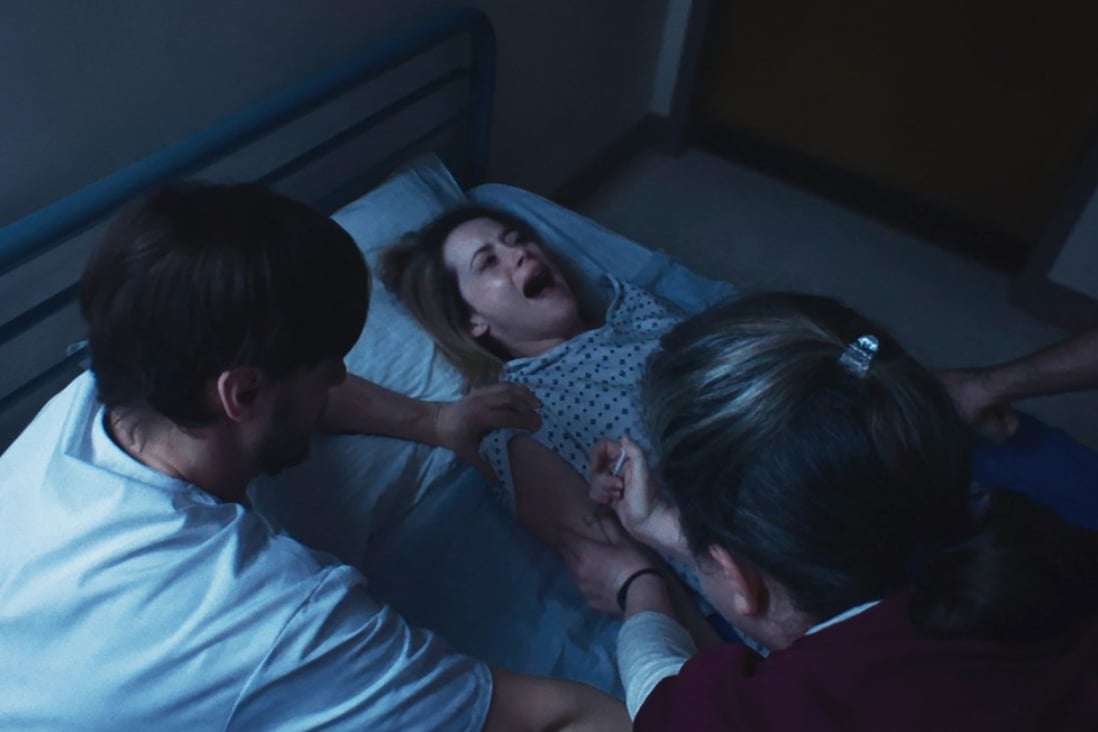 British actress Claire Foy (centre) in Steven Soderbergh’s Unsane, which was filmed entirely on iPhones.