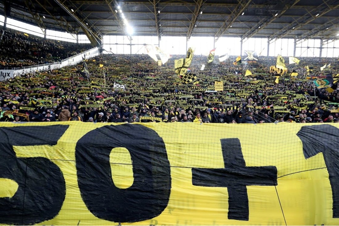 German football’s ‘50+1’ ownership rules could be under fire as the league looks to compete with the big-spending super clubs of Europe. Photo: EPA