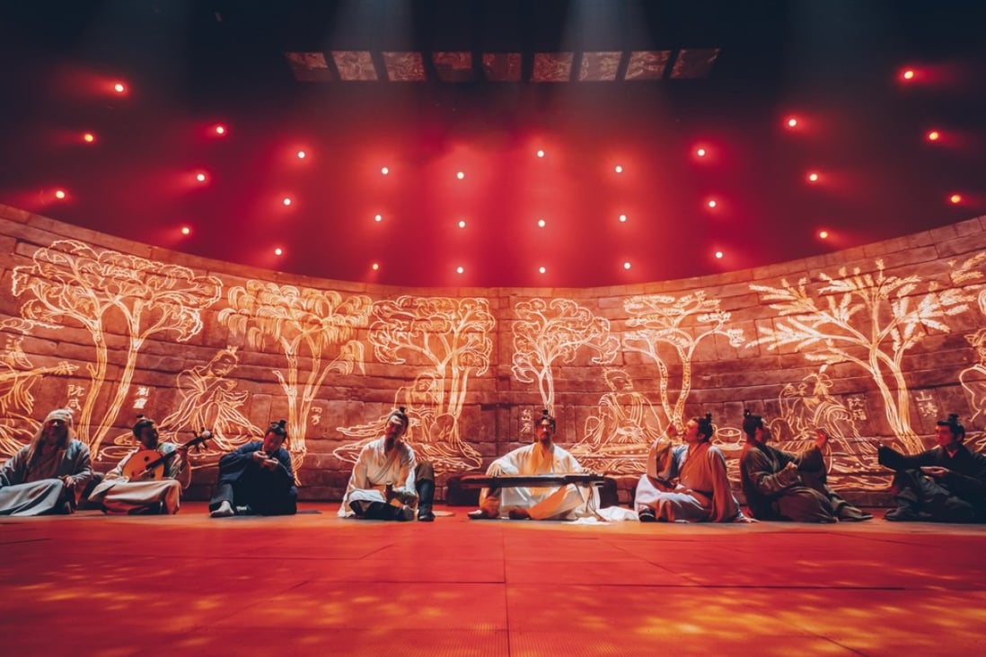 A stage performance to publicise CCTV’s nine-part series The Nation’s Greatest Treasures, which focuses on artefacts from China’s major museums.