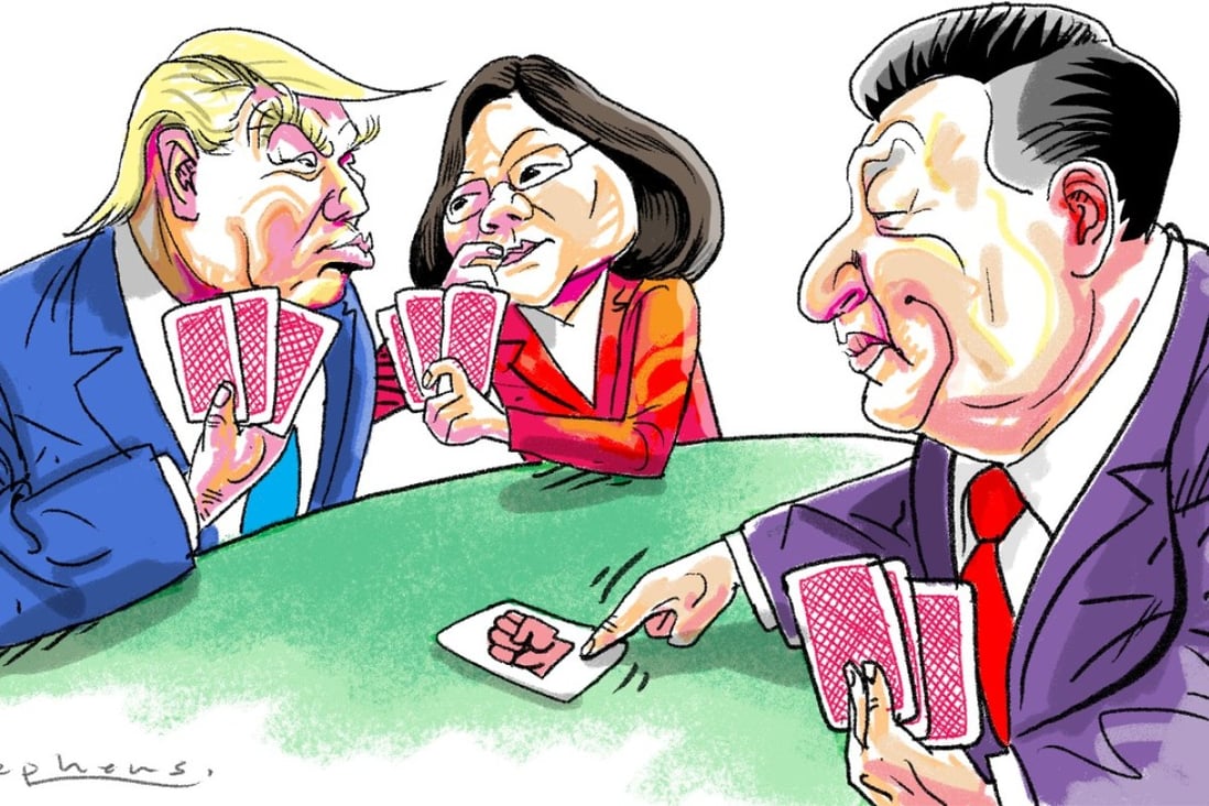 Washington does not play the Taiwan card to get an upper hand with Beijing, as China and some pundits claim. It plays its own cards. It just so happens that Taiwan holds them too. Illustration: Craig Stephens