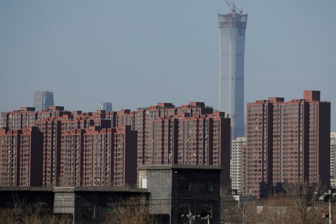 Apartment blocks in Beijing. Chinese developers are set to report big rises in profit for 2017 after a surge in property sales. Photo: Reuters