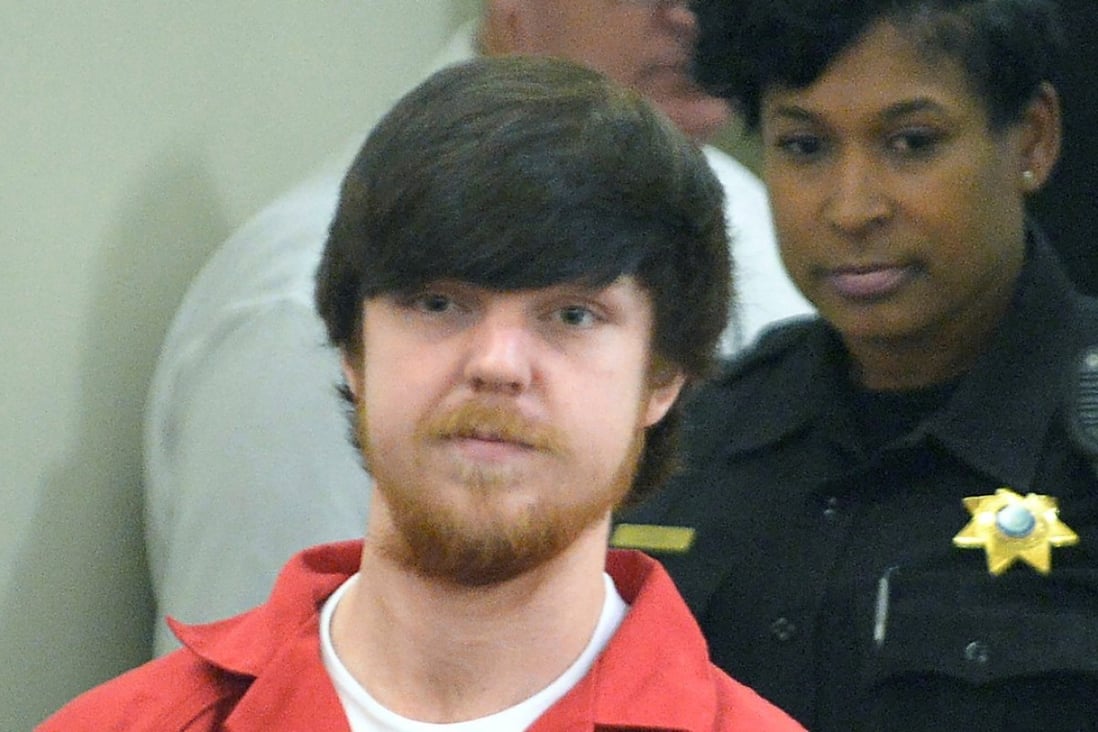 Ethan Couch, the so-called ‘affluenza’ teen, is brought into court for his adult court hearing at Tim Curry Justice Centre in Fort Worth, Texas, on April 13, 2016. He was sentenced to a strict curfew by a US court. Photo: Fort Worth Star-Telegram/Reuters
