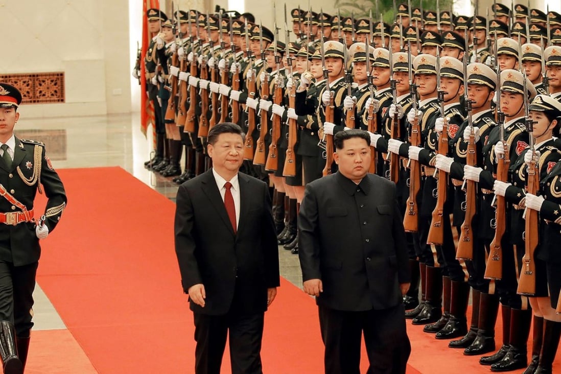 Kim Jong-un’s visit to China came ahead of summits with the South Korean and American presidents. Photo AFP/ KCNA via KNS