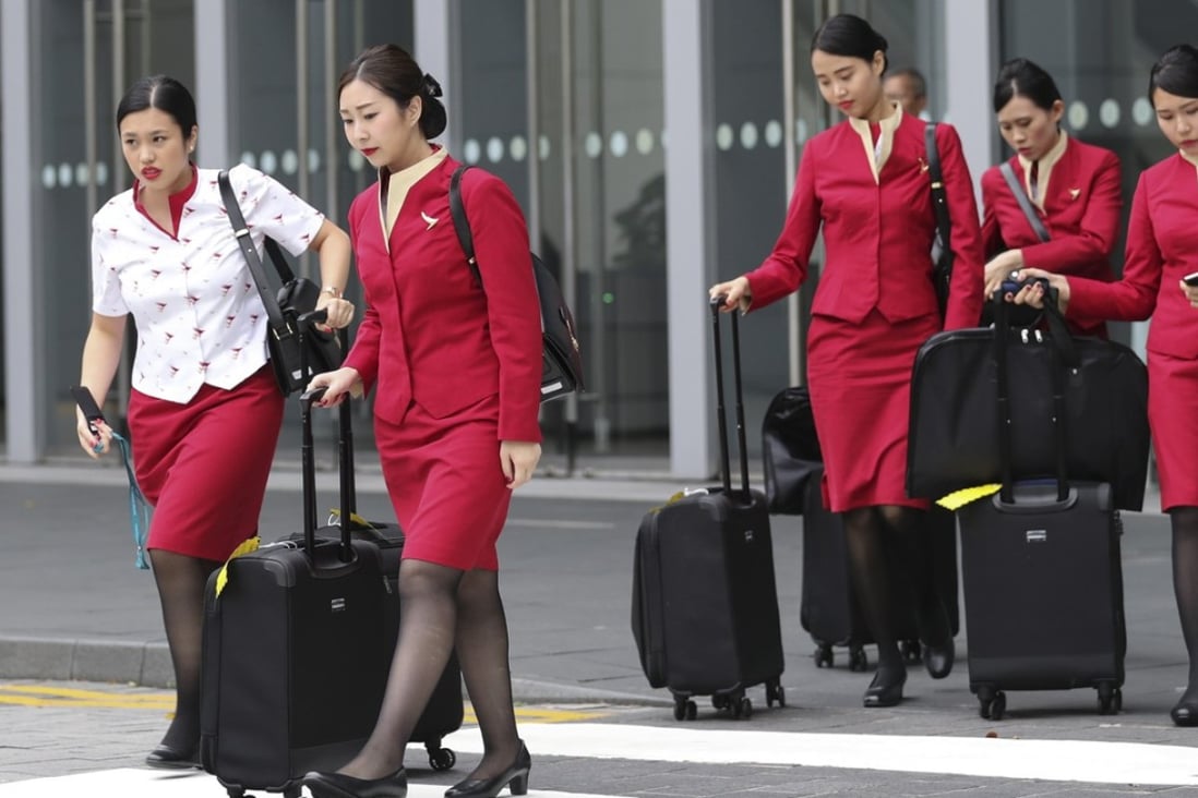 Unions say customers can expect even higher service standards as the uniform change for flight attendants would make them feel more comfortable and relaxed in their work environment. Photo: Edward Wong