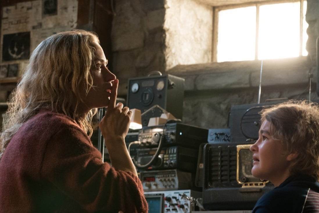 Emily Blunt and Millicent Simmonds play mother and daughter in A Quiet Place (category IIB), directed by John Krasinski.