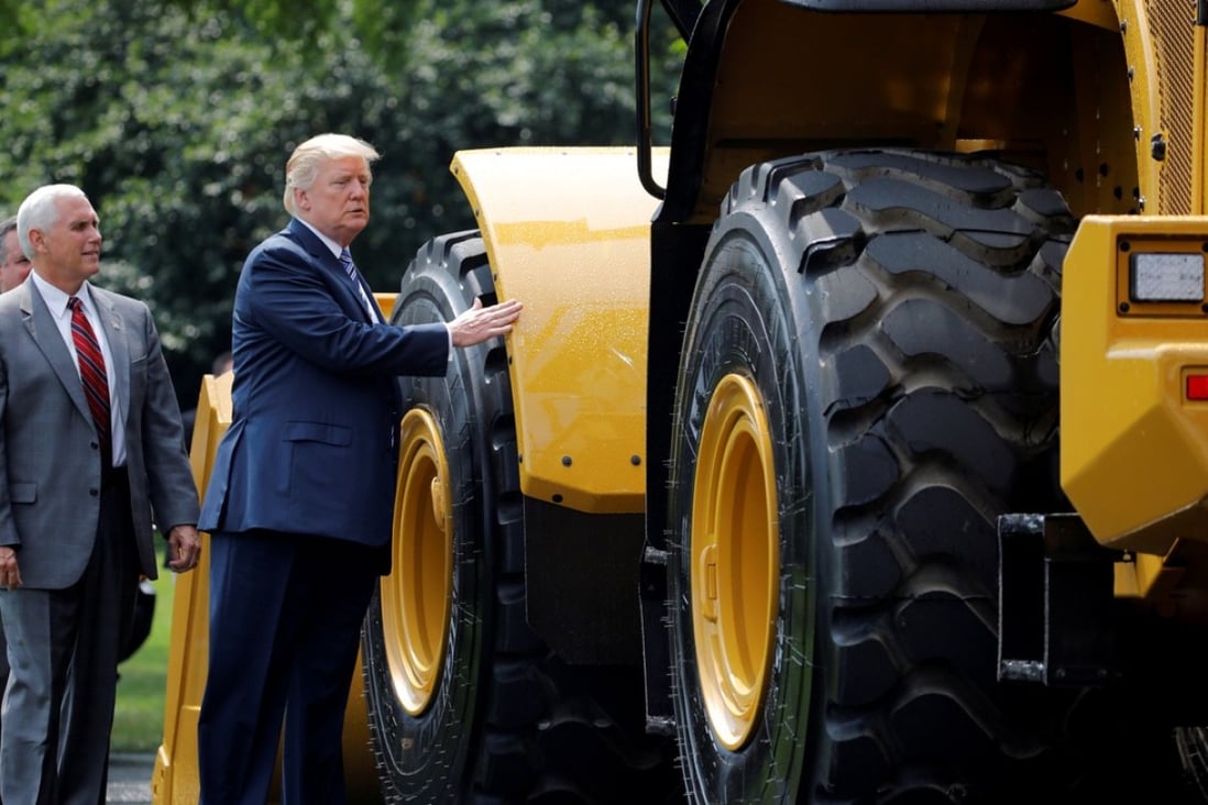 US machinery giant Caterpillar could be subject to tighter Chinese security and environmental reviews if China hits back at US tariffs, former commerce vice-minister Wei Jianguo says. Photo: Reuters