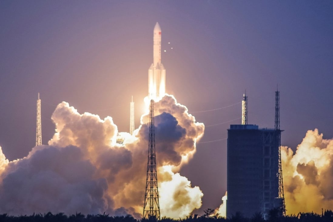 A Long March-5 Y2 rocket takes off from the Wenchang launch centre in southern China’s Hainan province. Beijing has denied it is planning to set up a space tracking station in Vanuatu. Photo: Reuters