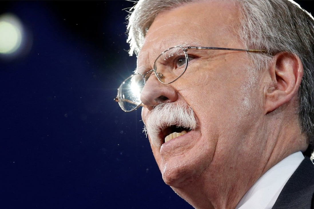 US National Security Adviser John Bolton would use military force to force China to comply with Donald Trump’s strategic agenda, former US officials told the South China Morning Post. Photo: Reuters
