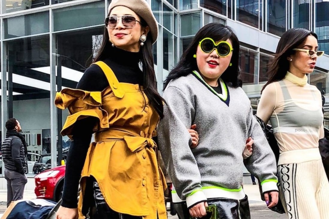 Fashion blogger Scarlett Hao (centre) is a New York University student who has a strong following among Chinese students in the United States. Photo: Scarlett Hao/Instagram
