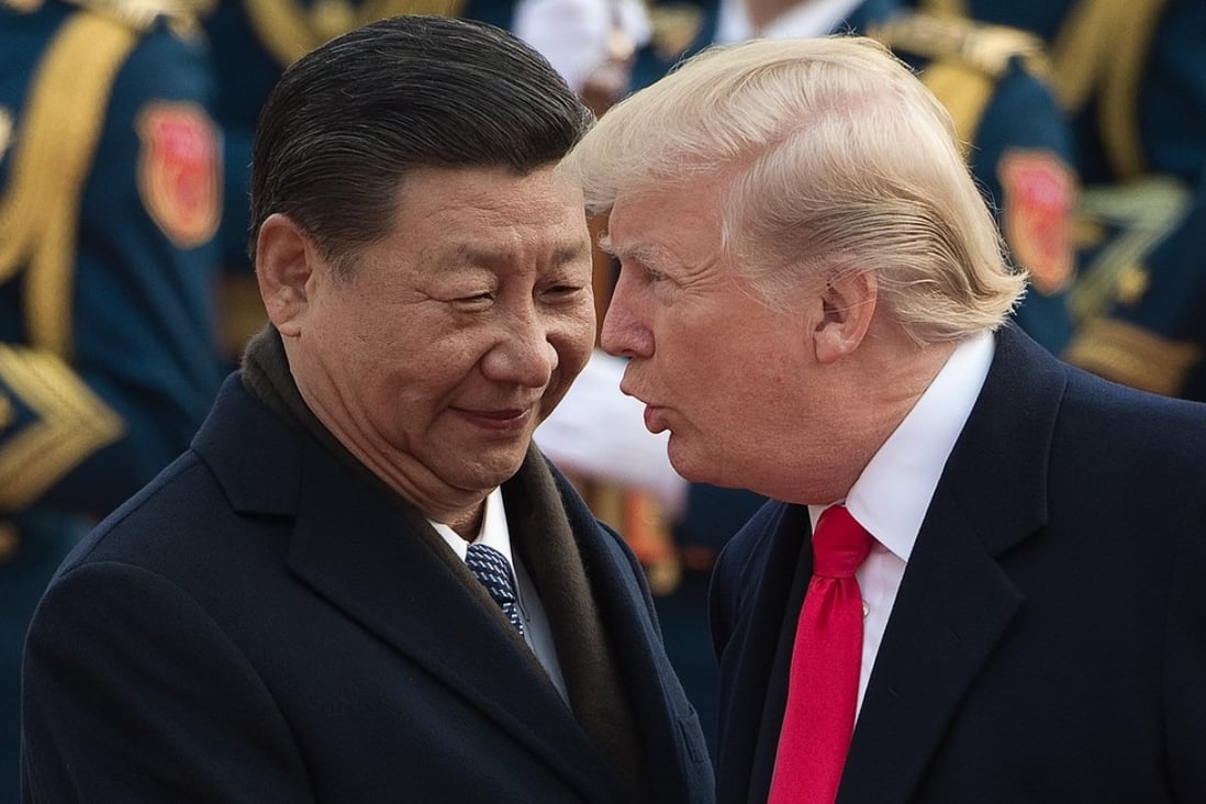Chinese President Xi Jinping and US President Donald Trump. Photo: AFP