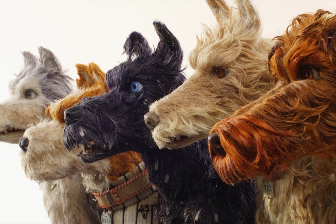 The hero pooches from Isle of Dogs (category IIA), directed by Wes Anderson and starring voices from Bill Murray, Bryan Cranston and Koyu Rankin.