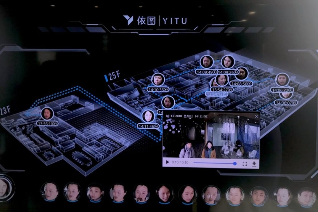 Yitu Technology’s system enables officers to promptly compare and match images captured by the body-camera with those stored in the police database. Photo: Yitu Technology