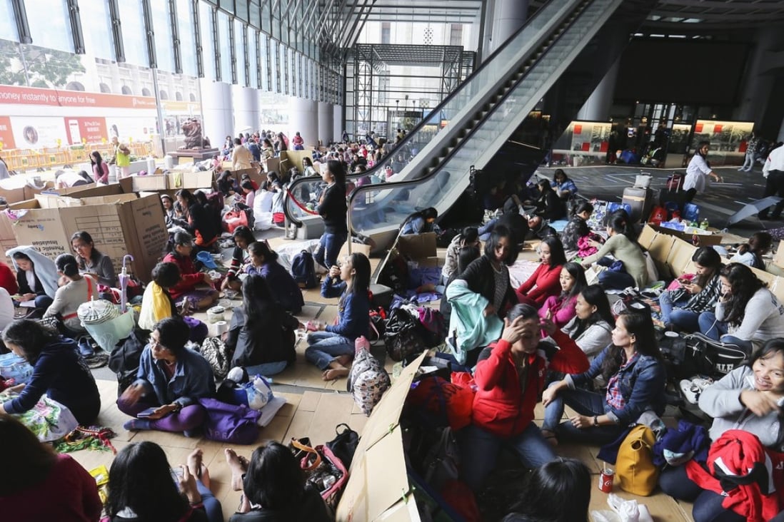 Hong Kong has a growing community of some 380,000 foreign domestic workers. Photo: Dickson Lee