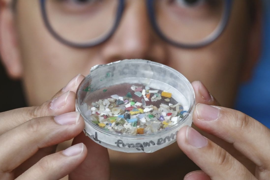 Microplastics are small fragments of less than 5mm in diameter. Photo: Nora Tam