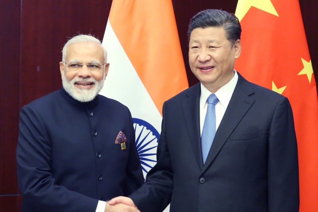 Indian Prime Minister Narendra Modi and Chinese President Xi Jinping. Photo: Xinhua
