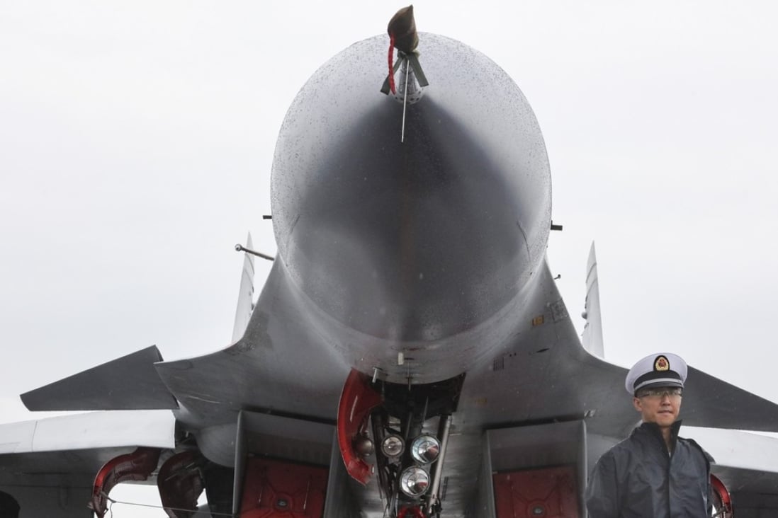 China is testing a metamaterial on some of its non-stealth military jets to see if the technology can help the aircraft evade radars. Photo: Felix Wong