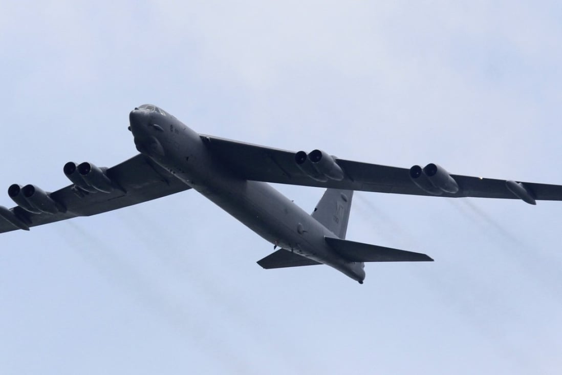 A file picture of a US Air Force Boeing B-52 strategic bomber. Photo: Reuters