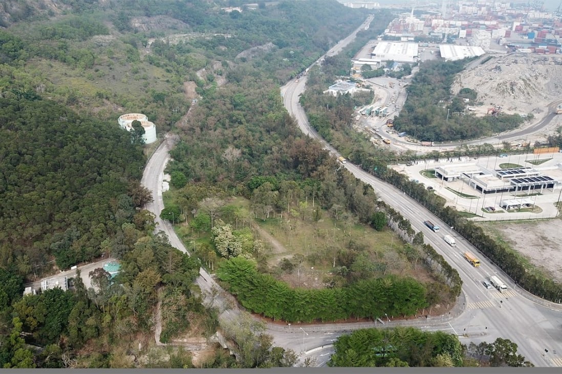 The site at Siu Lang Shui Road, Tuen Mun, in northern Hong Kong is the first piece of land for logistics use to be sold by tender in five years. Photo: Winson Wong