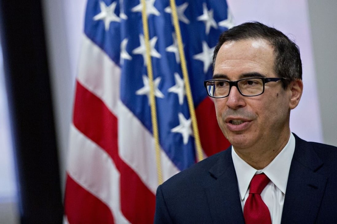 US Treasury Secretary Steve Mnuchin will visit Beijing for talks next week, accompanied by three of the biggest trade hawks in the US administration. Photo: Bloomberg