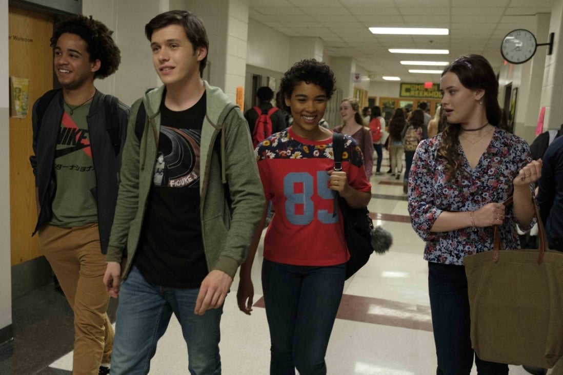 Nick Robinson (second from left) plays a closeted gay teenager in Love, Simon (category IIA), directed by Greg Berlanti.