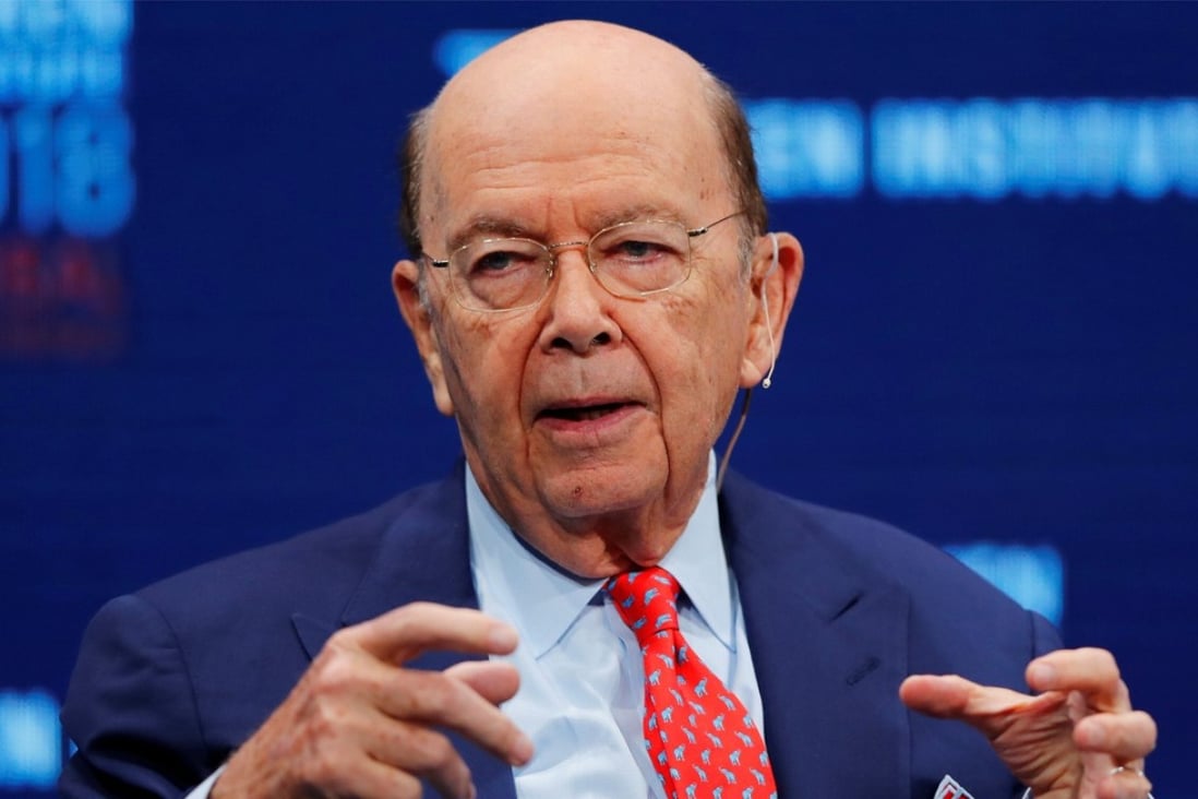 US Commerce Secretary Wilbur Ross expressed (pictured on Tuesday) some optimism for the coming trade talks with China. Photo: Reuters
