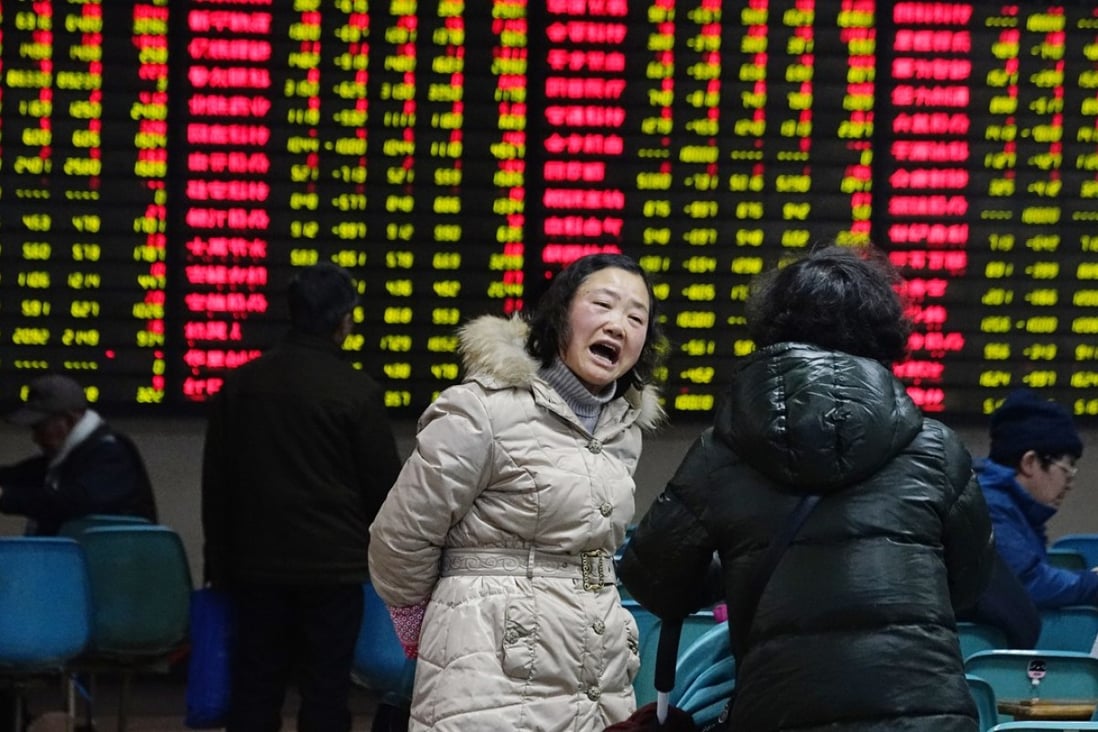 About 85 per cent of China’s stock market turnover is accounted for by retail investors. Photo: Imaginechina