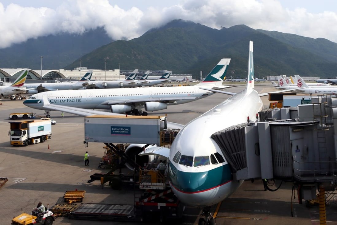 Hong Kong’s biggest airline Cathay Pacific has struggled in recent years after massive losses from fuel hedging. Photo: Xinhua/Li Peng